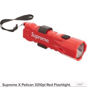 Supreme x Pelican Red Flashlight